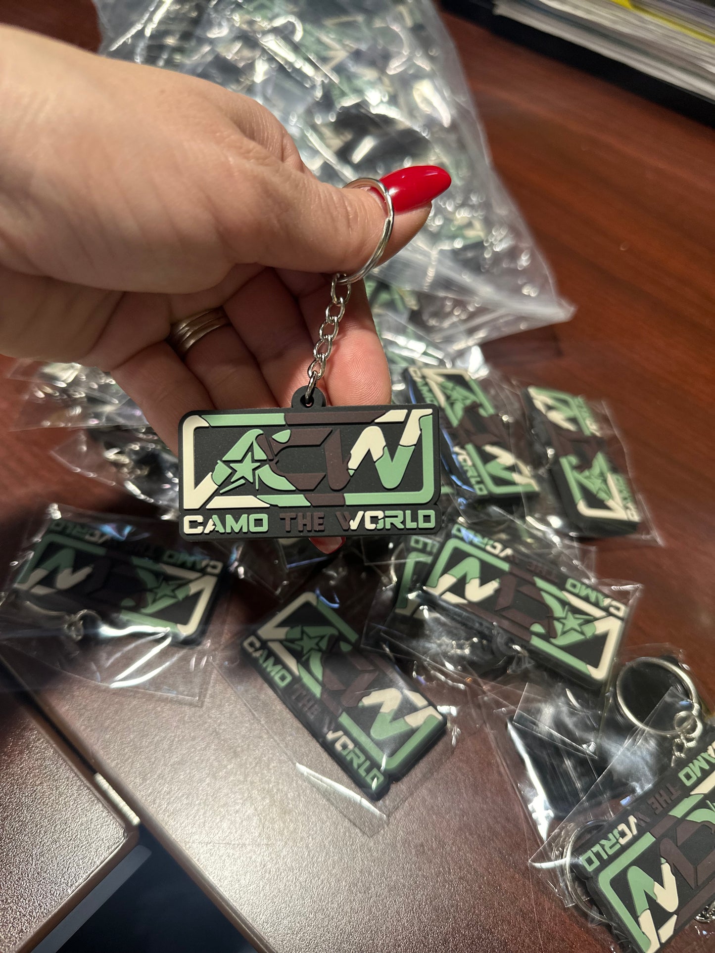 ACW CAMO MVMT Rubber Key Chain