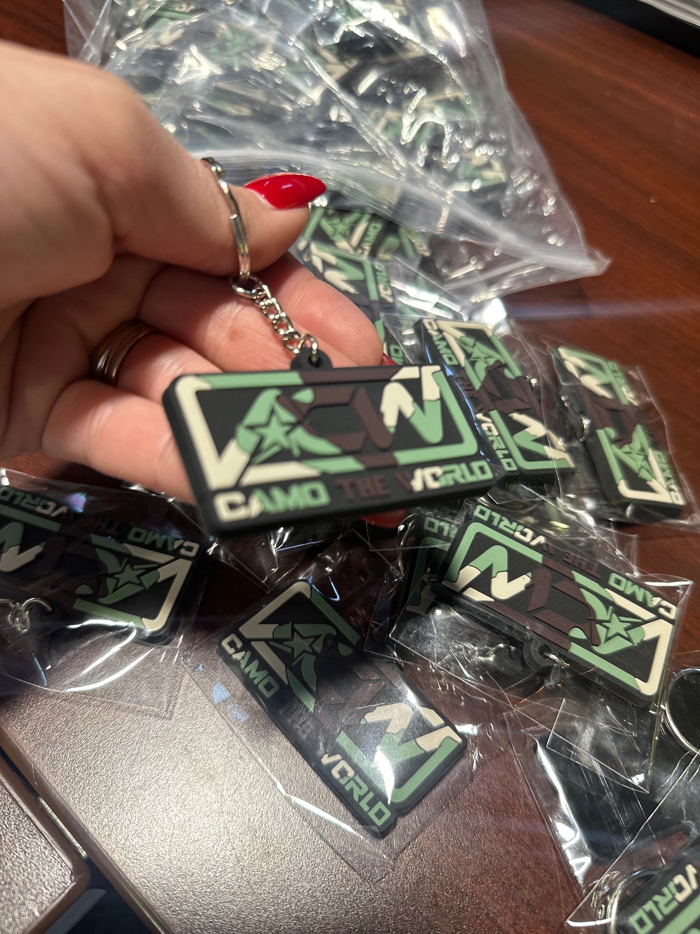 ACW CAMO MVMT Rubber Key Chain